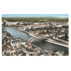 PONT-SAINTE-MAXENCE: le pont sur l'oise vue aérienne 10x15 - état