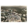 PIERREFONDS: vue d'ensemble et le château vue aérienne 10x15 - très bon état