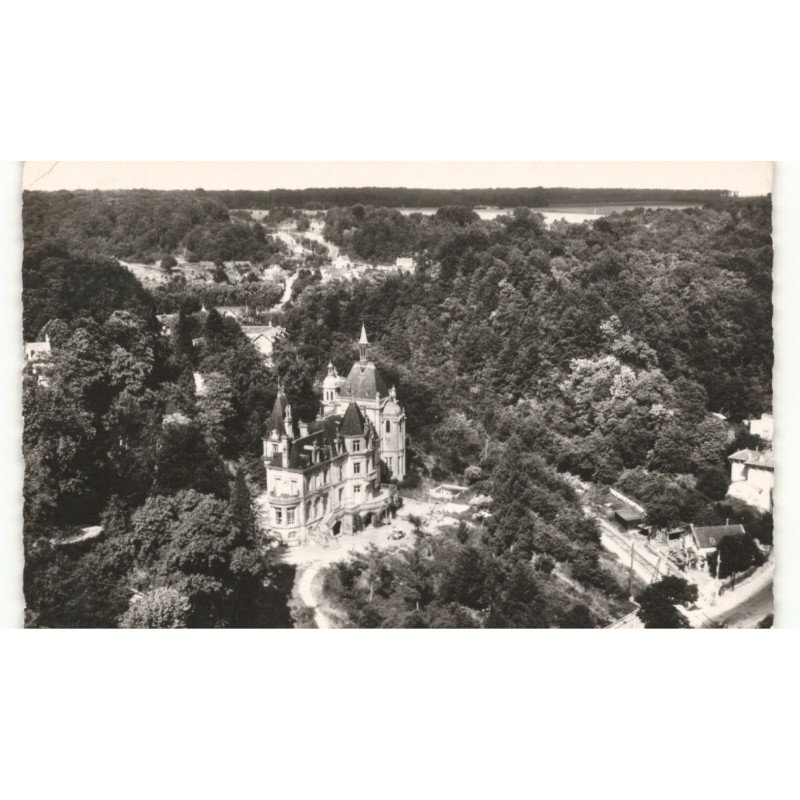 PIERREFONDS: château de jonval maison familiale vue aérienne 10x15 - très bon état