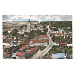 PAILLART: vue d'ensemble vue aérienne 10x15 - très bon état