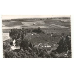 ORROUY: ruines gallo-romaines de champlieu, le théâtre vue aérienne 10x15 - très bon état
