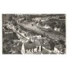 JANVILLE: vue d'ensemble l'église, le port, vue aérienne 10x15 - très bon état