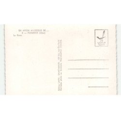 FORMERIE: la gare vue aérienne 10x15 - très bon état