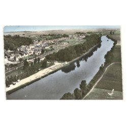 JAUX: vue générale et l'oise vue aérienne 10x15 - très bon état