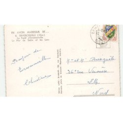 ERMENONVILLE: la forêt d'ermenonville, la mer de sable et les lacs vue aérienne 10x15 - très bon état