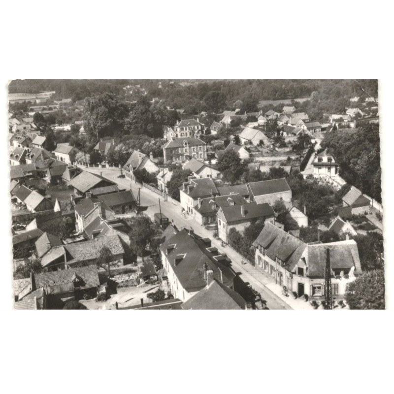 CUTS: vue générale vue aérienne 10x15 - état timbre arraché