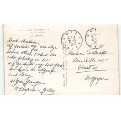 CUTS: vue générale vue aérienne 10x15 - état timbre arraché