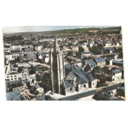 CREIL: l'église saint-médard vue aérienne 10x15 - très bon état
