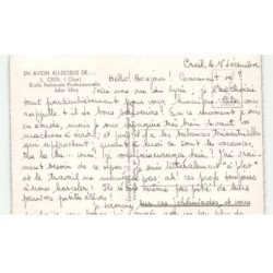 CREIL: école nationale professionnelle, Jules Uhry vue aérienne 10x15 - très bon état