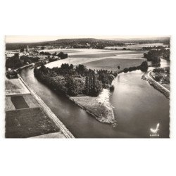 COMPIEGNE: confluent de l'aisne et de l'oise vue aérienne 10x15 - très bon état