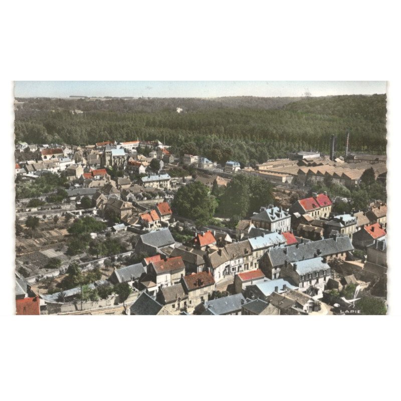 CIRES-lesMELLO: vue générale vue aérienne 10x15 - très bon état