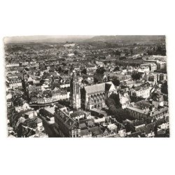 COMPIEGNE: vue d'ensemble vue aérienne 10x15 - très bon état