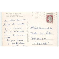 CHAMBLY: place du parterre, vue générale vue aérienne 10x15 - très bon état