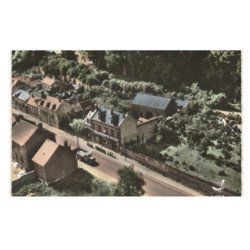 CARLEPONT: rue du général de gaulle vue aérienne 10x15 - très bon état