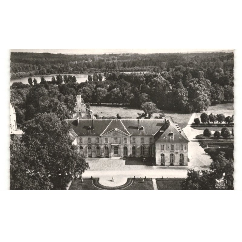 CHAALIS: le musée jacquemard andré vue aérienne 10x15 - très bon état