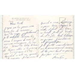 BERTHECOURT: l'église vue aérienne 10x15 - très bon état