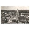 BORAN-sur-OISE: l'église et vue panoramique vue aérienne 10x15 - très bon état