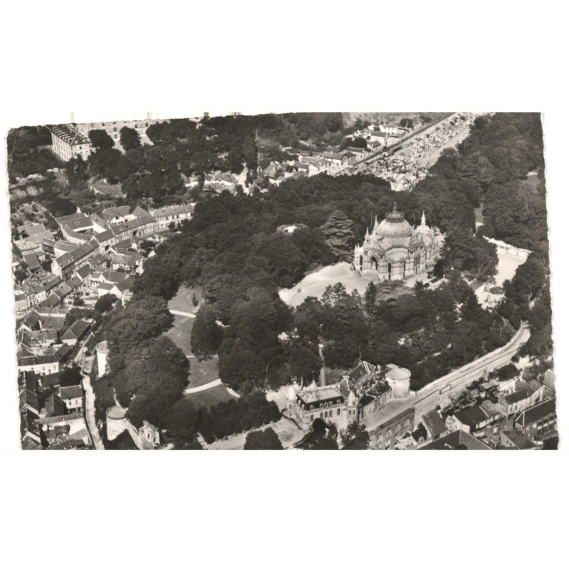 DREUX: la chapelle royale saint-louis vue aérienne 10x15 - très bon état