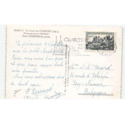 CHARTRES: vue aérienne 10x15 - très bon état