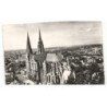 CHARTRES: la cathédrale vue aérienne 10x15 - très bon état