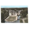 MAINTENON: le château, entouré par l'eure est relié par une galerie à l'église vue aérienne 10x15 - très bon état