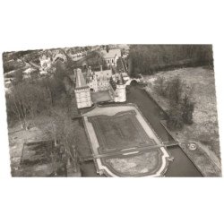 MAINTENON: le château vue aérienne 10x15 - très bon état