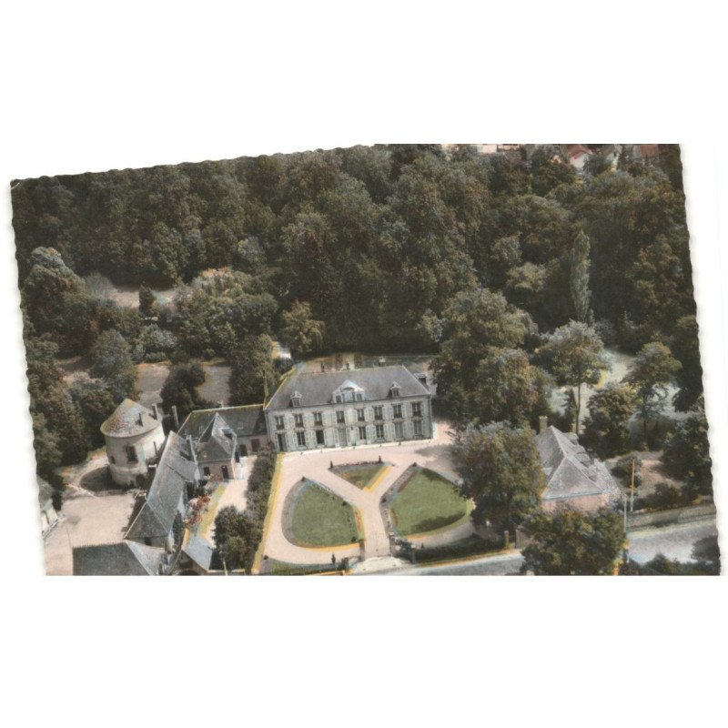 JOUY: le château vue aérienne 10x15 - très bon état