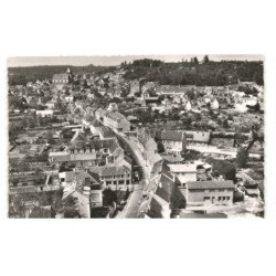 EPERNON: rue rené le gall et vue d'ensemble vue aérienne 10x15 - très bon état