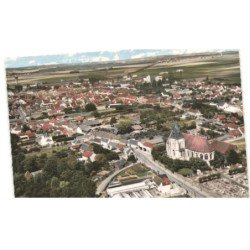 COURVILLE-sur-EURE: vue générale vue aérienne 10x15 - très bon état