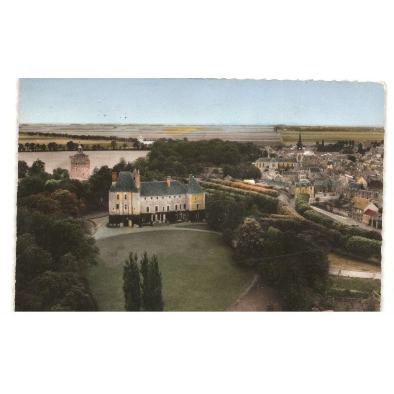 AUNEAU: vue aérienne 10x15 - très bon état