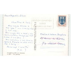 SAINT-AUBIN-sur-MER: vue générale vue aérienne 10X15 - très bon état