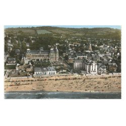 HOULGATE: la plage vue aérienne 10X15 - très bon état