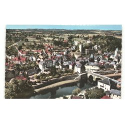MONTIGNAC: le pont sur la vézère (rive droite) vue aérienne 10x15 - très bon état