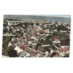 COURSEULLES-sur-MER: vue panoramique vue aérienne 10X15 - très bon état