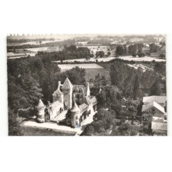 THIVIERS: le château de la filolie vue aérienne 10x15 - très bon état