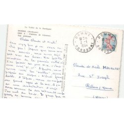DOMME: château de giversac vue aérienne 10x15 - très bon état