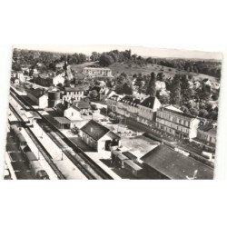 THIVIERS: quartier de la gare vue aérienne 10x15 - très bon état