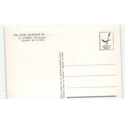 THIVIERS: quartier de la gare vue aérienne 10x15 - très bon état