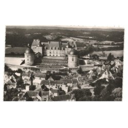 HAUTEFORT: le château vue aérienne 10x15 - très bon état