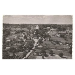 HAUTEFORT: vue panoramique vue aérienne 10x15 - très bon état