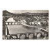TERRASSON: les ponts, la ville basse vue aérienne 10x15 - très bon état