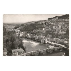 TERRASSON: le pont vieux vue aérienne 10x15 - très bon état