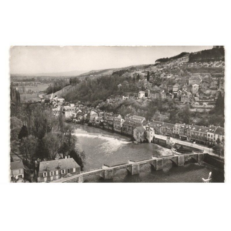 TERRASSON: le pont vieux vue aérienne 10x15 - très bon état