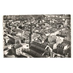 EYMET: l(église et vue générale vue aérienne 10x15 - très bon état