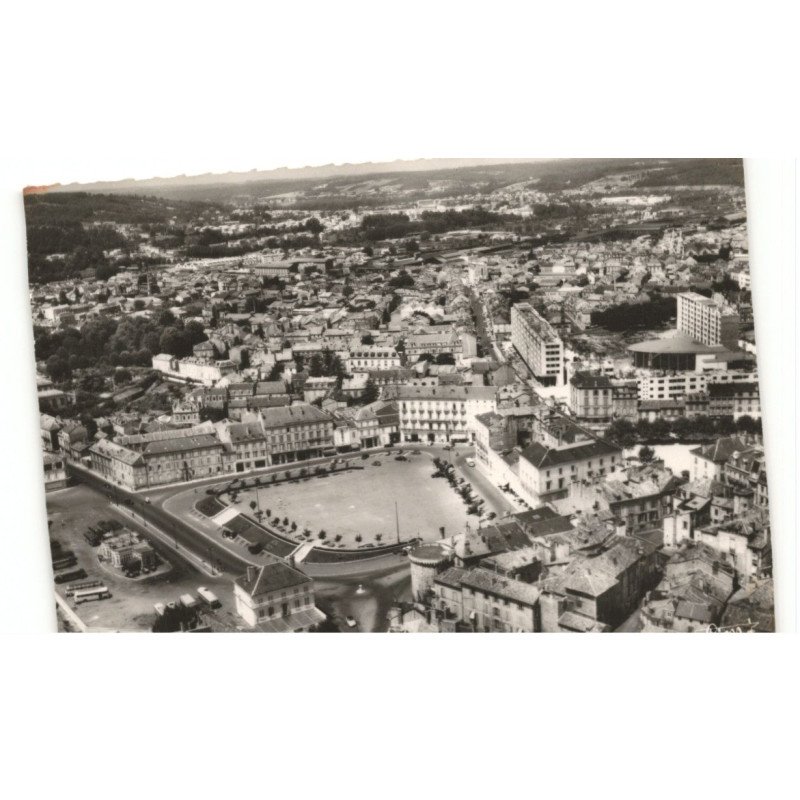 PERIGUEUX: place francheville vue aérienne 10x15 - très bon état