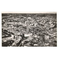BERGERAC: centre de la ville vue aérienne 10x15 - très bon état