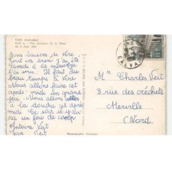 VIRE: place du 6 juin 1944 vue aérienne 10X15 - très bon état