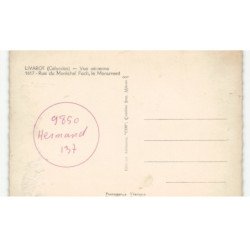 LIVAROT: rue du maréchal foch, le monument vue aérienne 10X15 - très bon état