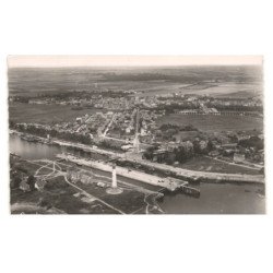 OUISTREHAM - RIVA-BELLA: port vue aérienne 10X15 - très bon état