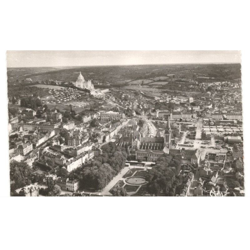 LISIEUX: vue aérienne 10X15 - très bon état